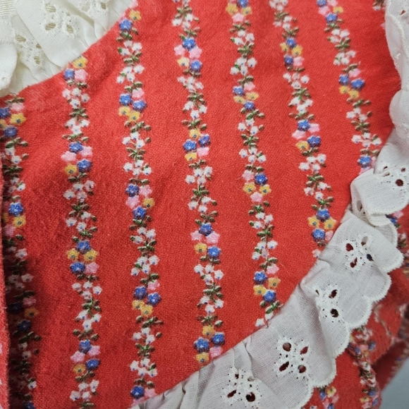 Vintage Mamary Cotton Long Night Gown Night Dress Sz Small VTG - Picture 5 of 5